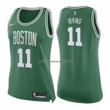 Maglia Donna Boston Celtics Kyrie Irving NO 11 Icon 2017-18 Verde