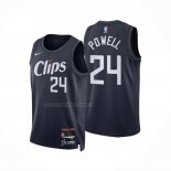 Maglia Los Angeles Clippers Norman Powell NO 24 Citta 2023-24 Blu