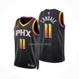 Maglia Phoenix Suns Jock Landale NO 11 Statement 2022-23 Nero