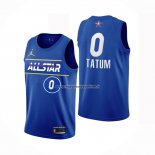 Maglia All Star 2021 Boston Celtics Jayson Tatum NO 0 Blu