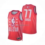 Maglia All Star 2022 Dallas Mavericks Luka Doncic NO 77 Granate