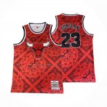 Maglia Chicago Bulls Michael Jordan NO 23 Mitchell & Ness 1996-97 Rosso2
