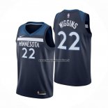 Maglia Minnesota Timberwolves Andrew Wiggins NO 22 Icon Blu