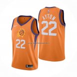 Maglia Phoenix Suns Deandre Ayton NO 22 Statement Arancione
