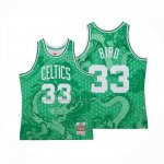 Maglia Boston Celtics Larry Bird NO 33 Asian Heritage Throwback 1985-86 Verde