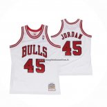 Maglia Chicago Bulls Michael Jordan NO 23 Mitchell & Ness 1994-95 Bianco