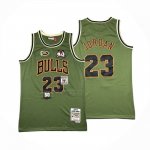 Maglia Chicago Bulls Michael Jordan NO 23 Mitchell & Ness 1997-98 Verde