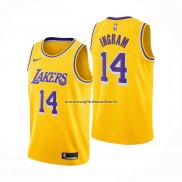 Maglia Los Angeles Lakers Brandon Ingram NO 14 Icon Giallo