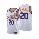Maglia Phoenix Suns Toumani Camara NO 20 Association 2023-24 Bianco