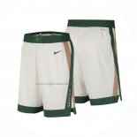 Pantaloncini Boston Celtics Citta 2023-24 Crema