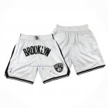 Pantaloncini Brooklyn Nets Just Don Bianco2