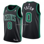 Maglia Boston Celtics Jayson Tatum NO 0 Statement 2021-22 Nero