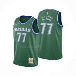 Maglia Dallas Mavericks Luka Doncic NO 77 Mitchell & Ness 2018-19 Verde