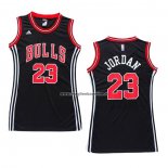 Maglia Donna Chicago Bulls Michael Jordan NO 23 Icon Nero