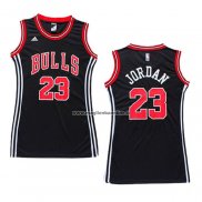 Maglia Donna Chicago Bulls Michael Jordan NO 23 Icon Nero
