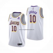 Maglia Los Angeles Lakers DeAndre Jordan NO 10 Association 2021-22 Bianco