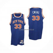Maglia New York Knicks John Starks NO 3 Retro Blu
