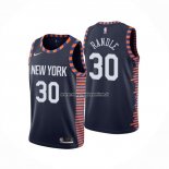 Maglia New York Knicks Julius Randle NO 30 Citta Edition 2019-20 Blu