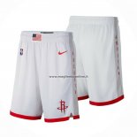 Pantaloncini Houston Rockets Citta Bianco