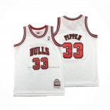 Maglia Bambino Chicago Bulls Scottie Pippen NO 33 Mitchell & Ness 1997-98 Bianco