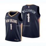 Maglia Bambino New Orleans Pelicans Zion Williamson NO 1 Icon 2019-20 Blu