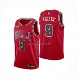 Maglia Chicago Bulls Nikola Vucevic NO 9 Icon 2020-21 Rosso