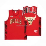 Maglia Chicago Bulls x AAPE Rosso