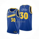 Maglia Golden State Warriors Stephen Curry NO 30 Classic 2022-23 Azul