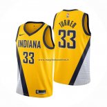 Maglia Indiana Pacers Myles Turner NO 33 Statement 2019-20 Giallo