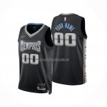 Maglia Memphis Grizzlies Personalizada Ciudad 2022-23 Negro