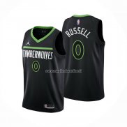 Maglia Minnesota Timberwolves D'Angelo Russell NO 0 Statement 2022-23 Negro