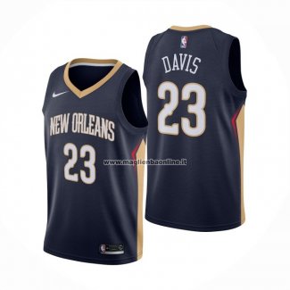 Maglia New Orleans Pelicans Anthony Davis NO 23 Icon Blu