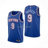 Maglia New York Knicks Rj Barrett NO 9 Statement 2019-20 Blu