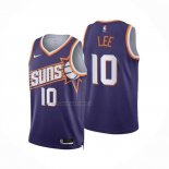 Maglia Phoenix Suns Damion Lee NO 10 Icon 2023-24 Viola