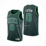 Maglia Boston Celtics Jayson Tatum NO 0 Earned 2020-21 Verde
