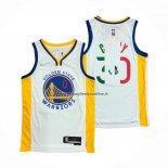 Maglia Golden State Warriors Stephen Curry NO 30 2022 Slam Dunk Special Mexico Edition Bianco