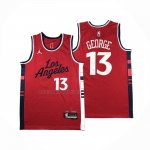 Maglia Los Angeles Clippers Paul George NO 13 Statement 2024-25 Rosso