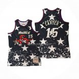 Maglia Tornto Raptors Vince Carter NO 15 Independence Day Mitchell & Ness Nero