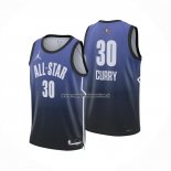 Maglia All Star 2023 Golden State Warriors Stephen Curry NO 30 Blu