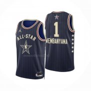 Maglia All Star 2024 San Antonio Spurs Victor Wembanyama NO 1 Blu