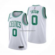 Maglia Boston Celtics Jayson Tatum NO 0 Association 2017-18 Bianco