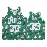 Maglia Boston Celtics Larry Bird NO 33 Hardwood Classics Verde