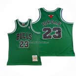 Maglia Chicago Bulls Michael Jordan NO 23 Retro Verde