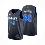 Maglia Dallas Mavericks Markieff Morris NO 88 Citta 2023-24 Blu