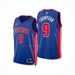 Maglia Detroit Pistons Ausar Thompson NO 9 Icon Blu