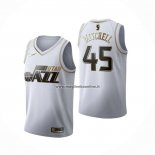 Maglia Golden Edition Utah Jazz Donovan Mitchell NO 45 2019-20 Bianco