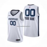Maglia Memphis Grizzlies Personalizzate Association 2020-21 Bianco