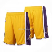 Pantaloncini Los Angeles Lakers Mitchell & Ness 2009-10 Giallo