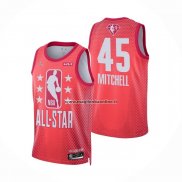 Maglia All Star 2022 Utah Jazz Donovan Mitchell NO 45 Granate