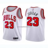 Maglia Bambino Chicago Bulls Michael Jordan NO 23 2017-18 Bianco